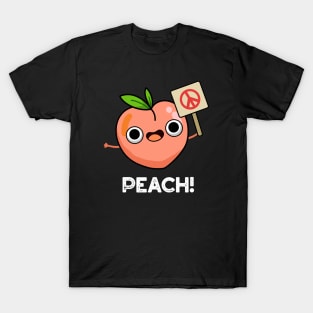 Peach Cute Peach Fruit Pun T-Shirt